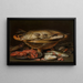 Stillleben mit Fisch - Clara Peeters — gerahmtes Bild an der Wand