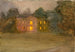Eine große beleuchtete Haus bei Nacht - Clare Marsh — Ansicht des Kunstwerks