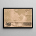 Vue Marine n° 1 - Clark Oliver — gerahmtes Bild an der Wand
