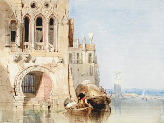 Eine Capriccio-Szene in Venedig - Clarkson Stanfield — Ansicht des Kunstwerks