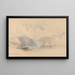 Schlösser Rheinfels und Thurnberg am Rhein - Clarkson Stanfield — gerahmtes Bild an der Wand