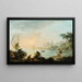 Fischer bei Sonnenaufgang - Claude-Joseph Vernet — gerahmtes Bild an der Wand