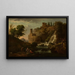 Les Cascatelles de Tivoli - Claude-Joseph Vernet — gerahmtes Bild an der Wand