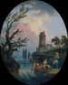 Landschaft mit Waschfrauen - Claude-Joseph Vernet — Ansicht des Kunstwerks