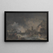 Sturm - Claude-Joseph Vernet — gerahmtes Bild an der Wand