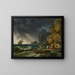 stürmischer Meere mit Schiffbrüchigen - Claude-Joseph Vernet — gerahmtes Bild an der Wand