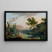 Sommerabend-Landschaft in Italien - Claude-Joseph Vernet — gerahmtes Bild an der Wand