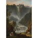 Reproduktion des Gemäldes Ansicht des Marmore-Wassersfalls bei Terni - Claude-Louis Châtelet