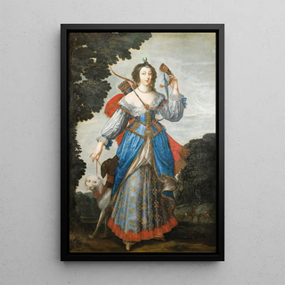 Claude Deruet and workshop - Portrait of a Lady As Diana.webp