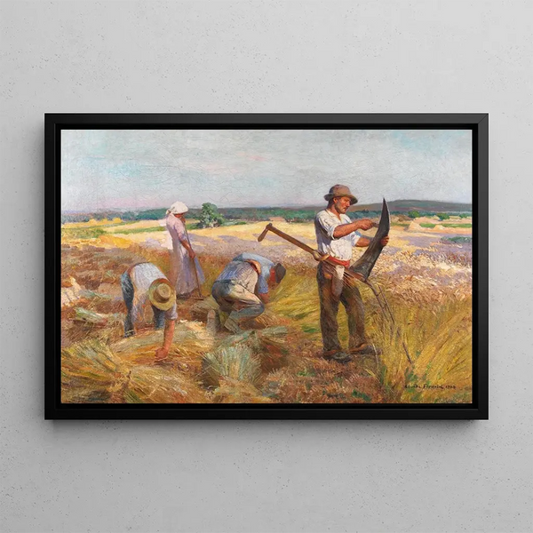 Claude Firmin - The Wheat Harvest.webp