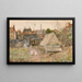 Die Flaneure - Claude Hayes — gerahmtes Bild an der Wand