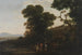 Landschaft mit Figuren, die einen Bach überqueren - Claude Lorrain — Ansicht des Kunstwerks
