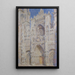 Kathedrale von Rouen, das Portal, Sonnenlicht - Claude Monet — gerahmtes Bild an der Wand