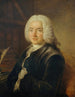 Portrait des Präsidenten Charles-Jean-François Hénault 1685-1770 Magistrat Mitglied der Académie française - Claude Pougin de Saint Aubin — Ansicht des Kunstwerks