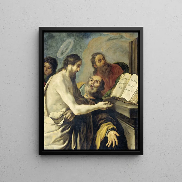 Claude Vignon - Christ Instructs Peter to Feed My Sheep.webp
