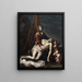 Pièta - Claude Vignon — gerahmtes Bild an der Wand