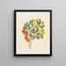 Icosandria monog Ochna arborea - Clemenz Heinrich Wehdemann — gerahmtes Bild an der Wand