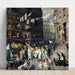 Cliff Dwellers - George Wesley Bellows — Wandpräsentation des Kunstwerks