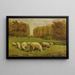 Schafe auf Weide - Clinton Loveridge — gerahmtes Bild an der Wand