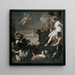 Clorinda rettet Olindo und Sophronia - Mattia Preti — gerahmtes Bild an der Wand