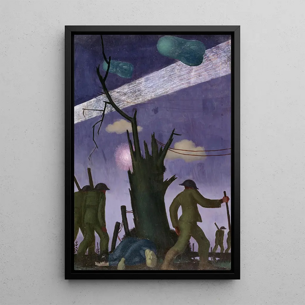 Reproduktion des Gemäldes Abend nach einem Ansturm - Colin Gill