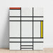 Reproduktion des Gemäldes Komposition in Weiß, Rot und Gelb - Piet Mondrian