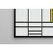 Reproduktion des Gemäldes Komposition in Weiß, Rot und Gelb - Piet Mondrian