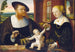 Doppelporträt von Justinian von Holzhausen und seiner Frau Anna geborene Fürstenberg - Conrad Faber von Kreuznach — Ansicht des Kunstwerks