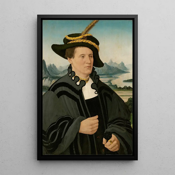 Reproduktion des Gemäldes Portrait von Fridrich Rorbach - Conrad Faber von Kreuznach