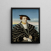 Portrait von Gilbrecht von Holzhausen 1514-1550 - Conrad Faber von Kreuznach — gerahmtes Bild an der Wand