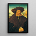 Portrait von Hamman von Holzhausen 1467-1536 - Conrad Faber von Kreuznach — gerahmtes Bild an der Wand