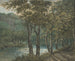 Licht der Sonne, das durch die Bäume entlang des Flusses Sihl fällt - Conrad Gessner — Ansicht des Kunstwerks