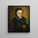 Portrait von Kreszentia Faller geborene Keler 1796-1832 - Conrad Neukam — gerahmtes Bild an der Wand