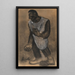 Der Säemann - Constant Permeke — gerahmtes Bild an der Wand