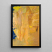 Gelbes Akt-Gemälde - Constant Permeke — gerahmtes Bild an der Wand