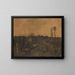 Landschaft mit einer Kuhwiese - Constant Permeke — gerahmtes Bild an der Wand
