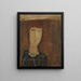 Portrait de Beatty - Constant Permeke — gerahmtes Bild an der Wand