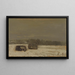 Schneelandschaft - Constant Permeke — gerahmtes Bild an der Wand