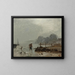 Fischer - Constant Troyon — gerahmtes Bild an der Wand
