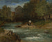 Ruisseau avec des pêcheurs - Constant Troyon — Ansicht des Kunstwerks