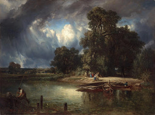 L'orage qui s'annonce - Constant Troyon — Ansicht des Kunstwerks