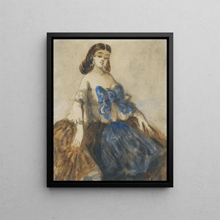 Constantin Guys - Le noeud bleu.webp