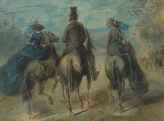Promenade dans le bois - Constantin Guys — Ansicht des Kunstwerks