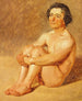Ein Lazarett sitzend - Constantin Hansen — Ansicht des Kunstwerks