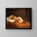 Modell im Ruhezustand - Constantin Hansen — gerahmtes Bild an der Wand