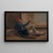 L'architekt Gottlieb Bindesbøll - Constantin Hansen — gerahmtes Bild an der Wand