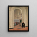 L'intérieur de l'église St. Bendts à Ringsted - Constantin Hansen — gerahmtes Bild an der Wand