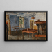 Die blaue Taverne - Constantin Meunier — gerahmtes Bild an der Wand