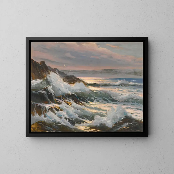Meeres-Gemälde - Constantin Westchiloff — gerahmtes Bild an der Wand
