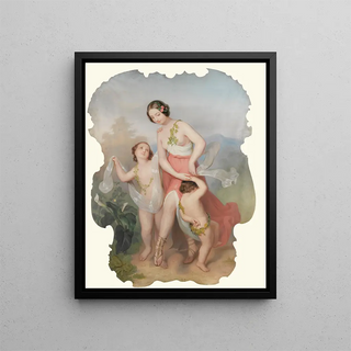 Continental School - Girl With Two Dancing Children.webp